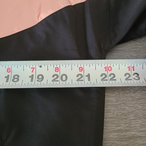 Zyia Pink Shine Rose Gold Metallic Block Jacket Size S - Picture 6 of 7